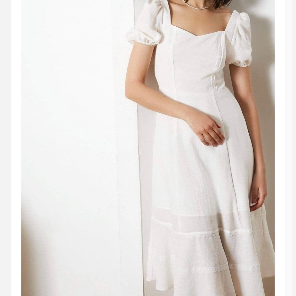 Country vintage midi dress// size xs